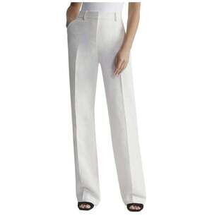 Lafayette 148 New York Gates Linen Straight-Leg Trousers